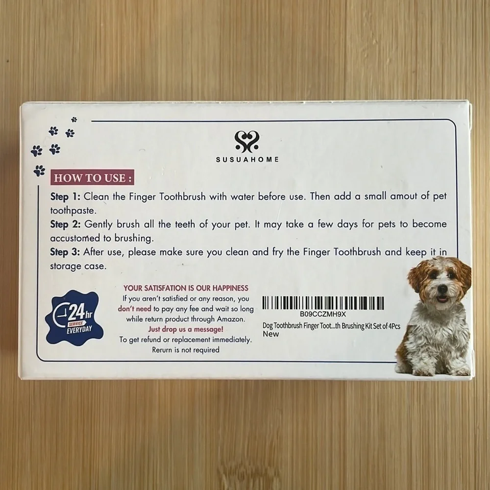 Brand New Dog Bundle of Teeth Cleaning Chew Toy, Toothbrushes, Nose & Paw Balm